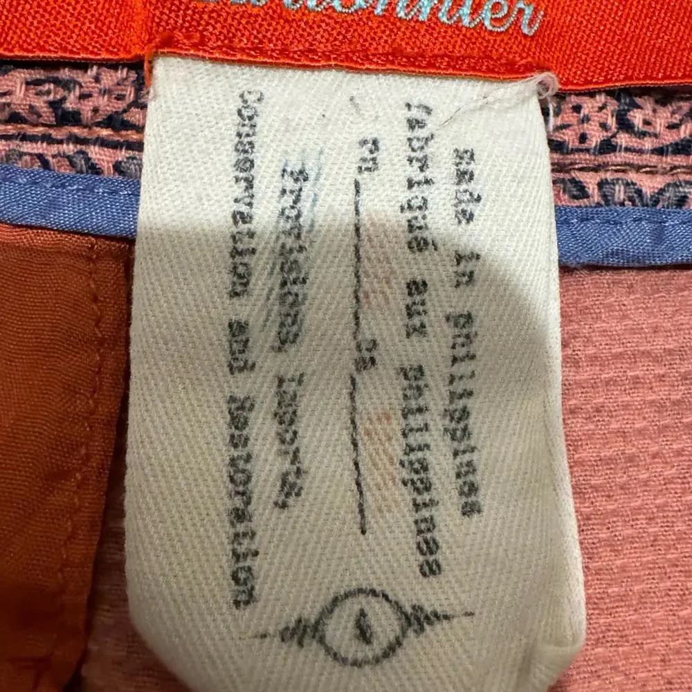 Anthropologie Cartonnier Island Hopper Shorts 4 Pink Side Button Down - Picture 4 of 8